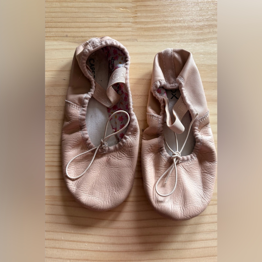 Capezio Pink Leather Ballet Slippers